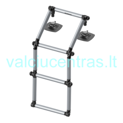 Borika FASTen aliuminės sudedamos kopėtėlės su tvirtinimo platformomis FLp032